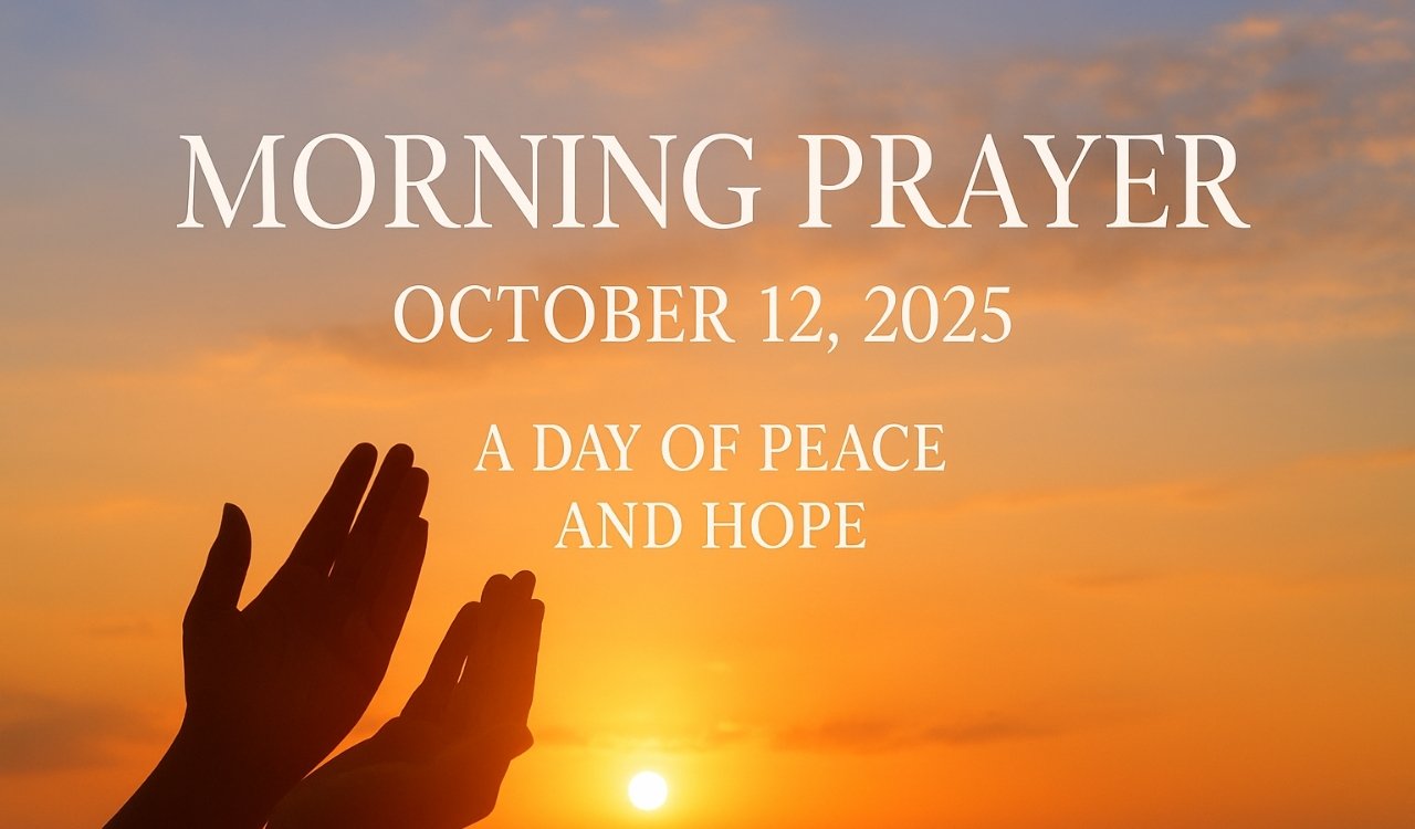 Morning Prayer for October 12 2025 Let God Guide Your Day